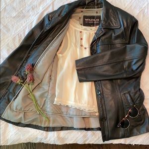 GENUINE Leather Wilsons Jacket